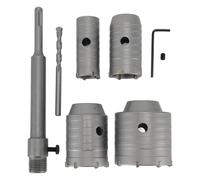 Phefop Kit de Scie Cloche pour Béton, Acier au Tungstène, trou pour Maçonnerie, 30 40 50 65 Mm pour les Projets de Perçage Mural et de Rénovation