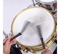 Phefop La Brosse à Fil de Tambour Flexible Présente une Conception de Bague Suspendue pour les Batteurs Qui Jouent avec des Groupes de Rock pour les Jeunes