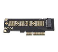 Phefop L'adaptateur PCIe M.2 Rapide et Durable pour Le Lecteur de Disque Dur, Connectez Simplement M.2 SSD à L'ordinateur de Bureau, Admet 2230/2242/2260/2280 SSD, Simple édition (PCIEx4)