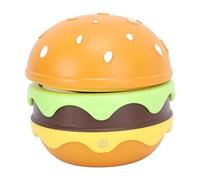 Phefop Lampe de Bureau à Hamburger à LED pour les Enfants, Hamburger Rechargeable de Petites Lampes de Bureau, Lumière de Nuit à Col de Cygne Réglable avec Interrupteur Tactile,