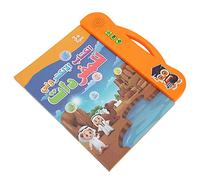 Phefop Langue Arabe Enfants pour Enfants Livre électronique Book Electronic Sound Livre, Machine d'apprentissage Imperméable pour Le Développement Intellectuel, Musique / Sound / Touch Reflection,