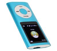 Phefop Lecteur Mp3, 32 Go de Lecteur Audio Numérique Portable Musique Stéréo Sound sans Perte avec écouteurs pour Le Gymnase Travel Sports Running Support Mp3 Wma Flac (Blue)
