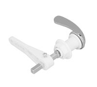 Phefop Levier de Chasse d'eau pour Réservoir de Toilettes, Alliage de Zinc et Plastique, Poignée de Remplacement Facile à Installer pour Réservoirs Standard, Idéal pour Salle de Bain au Design