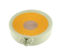 Phefop Lit à Gratter pour Chat avec Bloc-Notes en Sisal pour Chat Circulaire en Carton 15,4 Po X 3,9 Po Bassin à Gratter Planche de Salon pour Chats d'intérieur Toutes Saisons Jouet de Meulage des