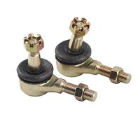 Phefop Lot de 2 Paires de Joints à Rotule M10, Embout de Biellette de Direction en Acier, Tige de Direction