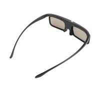 Phefop Lunettes 3D de Chargement, Obturateur Actif Rechargeable avec Taux de Rafraîchissement de 144 Hz, 40 Heures d'autonomie pour Projecteurs DLP Link