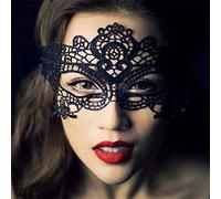 Phefop Masque Facial en Dentelle élégant, Design Confortable, Attaches Réglables, Parfait pour les Fêtes, les Mariages et les Défilés de Mode