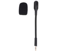 Phefop Micro de Jeu de Remplacement pour Barracuda X 3,5 Mm, Perche Amovible Plaquée Or, Housse en Mousse Réduisant Le Bruit, Rotation à 360 Degrés, pour Casques de Jeu Turtle Bea