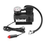 Phefop Mini Compresseur D’air 12V, Gonfleur de Pneus de Voiture 300PSI, Pompe électrique Auto for Gonflage des Pneus de Voiture (BLACK)