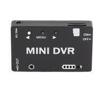 Phefop Mini module FPV DVR, enregistreur vidéo et audio, NTSC PAL batterie intégrée enregistreur vidéo audio FPV, coque en alliage d'aluminium, support 32 Go, 53 x 33 x 9 mm