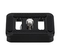 Phefop Mini Plaque à Dégagement Rapide en Alliage D'aluminium, avec Vis 1/4 et Patins en Caoutchouc Antidérapants pour Trépied de Montage D'appareil Photo