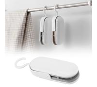 Phefop Mini Thermoscelleuse de Sacs, Matériau ABS, Scelleuse de Sacs en Plastique Portative, Conception Compacte pour la Cuisine à Domicile et le Restaurant (GRAY)