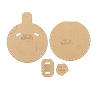 Phefop Modèle de Sac en Cuir 4 Pièces, Fabricant de Portefeuille en Acrylique pour Porte-monnaie Fait à la Main, Pochoir Pratique pour l'artisanat de Bricolage et les Dessins d'animaux