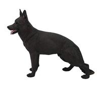 Phefop Modèle Réaliste de Chien de Berger Allemand, Statue de Chien de Collection en PVC pour la Décoration de la Maison, pour Les Amateurs de et Les Collectionneurs (884)