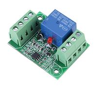 Phefop Module de Relais de Circuit Bistable, Carte de Relais de Commutateur Monocanal DC 12 V, Bornes à Vis, Niveau Bas, Charge 10 A pour le Contrôle électronique Domotique