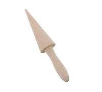 Phefop Moule à Cornet de Crème Glacée, Outil de Cuisson en Bois avec Poignée Facile à Saisir pour les Desserts et les Projets de Pâtisserie DIY
