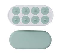 Phefop Moule à Glace 8 Trous, Fabricant de Popsicles en Silicone avec Couvercle Amovible Automatique pour Desserts Glacés Maison