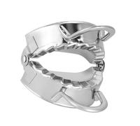 Phefop Moule de Boulette de Cuisine de Fabricant de Presse de Boulette d'acier Inoxydable, Moule de Coupeur de Pâte d'emballage de Fabricant de Presse de 'acier Inoxydable pour la à la Main (L)