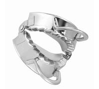 Phefop Moule de Boulette de Cuisine de Fabricant de Presse de Boulette d'acier Inoxydable, Moule de Coupeur de Pâte d'emballage de Fabricant de Presse de 'acier Inoxydable pour la à la Main (S)