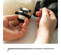 Phefop Needle Felting Tools Kit d'aiguilles à Feutrer Artisanales 100 Pièces, 3 Tailles d'aiguilles en Feutre de Laine à Broder pour Femmes, Couture, Fabrication à la Main, Kit 'estampage Russe