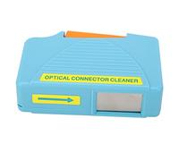 Phefop Nettoyer de Boîte de Nettoyage en Fibre Optique, Nettoyer de Fibres de Poche pour SC, FC, St, LC Face Face, 550 Fois Nettoyage, 99% Effet, Léger, Impact et Grattage Imperméable (Blue)