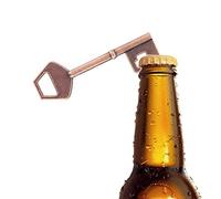 Phefop Ouvre-bouteille en Forme de clé, Matériau Métallique, Cadeau de Fête Vintage avec Carte d'étiquette et Ficelle pour Mariages et événements (50 pcs + corde de chanvre + carte)