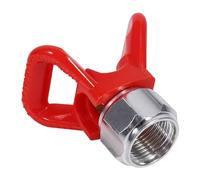 Phefop Peinture d'amélioration de l', Protection de Siège de Buse de Pulvérisateur sans Air, Rouge Durable en Plastique Métallique pour Pulvérisateurs Titan Wagner et Plus Encore