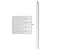 Phefop Pelle à Litière en Acier Inoxydable, Pelle à Litière en Métal pour Chat avec Longue Poignée pour Un Tamisage Facile, Idéale pour Les Chats et Les Petits Animaux de Compagnie (Blue)