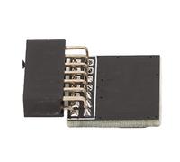 Phefop Performances Stables en Toute sécurité Module TPM 2.0 pour Le Système, Module TPM à 14 Broches avec 2x7p, adapté pour 7/8,1/10 64bit, Adaptateur Black to VGA pour Le