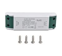 Phefop Petit Pilote LED, Alimentation 24 V CC 1,5 A 36 W, Transformateur de Courant Constant, Pilote LED Silencieux avec Protection contre les Surintensités pour Chambre à Coucher,