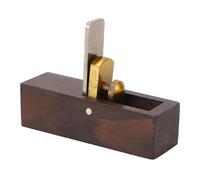 Phefop Petite Raboteuse à Bois, Rabot à Main Compact en ébène avec Verrouillage sécurisé de la Lame et Lame en Acier Rapide pour Raboter, Couper, Chanfreiner