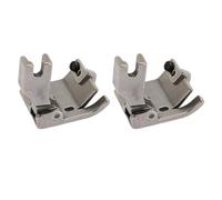 Phefop Pied-de-biche Universel T9, Matériau en Acier, Conception 3 en 1, 2 Pieds Plats pour Machine à Coudre pour des Projets de Bordure et d'ourlet Faciles