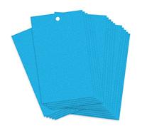 Phefop Pièges Collants Double Face, Colle Forte à Long Terme, Pratique et Durable, Contrôle Les Pucerons, Les Thrips, Convient pour Jardin de thé, Verger, Serre, Champ de Légumes, (bleu-20X10cm)