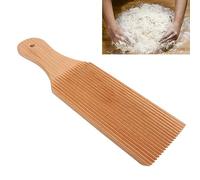 Phefop Planche à Gnocchis en Hêtre, Outil de Cuisson Léger, Machine à Pâtes avec Rouleau à Pâte, Outil Manuel pour Cuisine Maison, Gadget de Cuisine pour Nouilles, Pâtes, Beurre