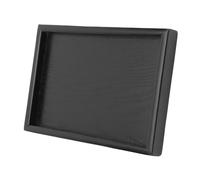 Phefop Plateau de Service en Bois Massif, Assiette Rectangulaire pour thé, café, Collation avec Bords Surélevés pour la Prévention des Déversements, Design Moderne et élégant pour (22 * 15)