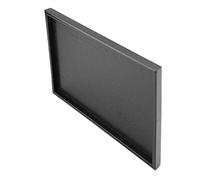 Phefop Plateau de Service en Bois Massif, Assiette Rectangulaire pour thé, café, Collation avec Bords Surélevés pour la Prévention des Déversements, Design Moderne et élégant pour (36 * 27)