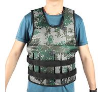 Phefop Pontada de 20 Kg de Veste Résistante, Veines -npides - Réglable pour L'entraînement et L'entraînement en Résistance (#1)