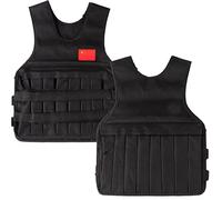 Phefop Pontada de 20 Kg de Veste Résistante, Veines -npides - Réglable pour L'entraînement et L'entraînement en Résistance (#2)