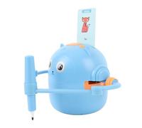 Phefop Robot de Dessin Intelligent pour Les Enfants, Robot de Dessin éducatif Interactif pour Les Enfants avec Interaction Vocale 100 Cartes de Mots et 12 Stylos Apprentissage des (Blue)