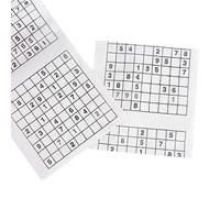 Phefop Rouleau de Papier Toilette Sudoku Amusant, Mouchoir Doux matelassé avec des Puzzles Sudoku Difficiles pour s'amuser dans la Salle de Bain, Excellente Idée de pour la Famille et les Amis