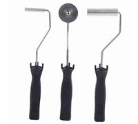 Phefop Rouleau en Fibre de Verre, Alliage D'aluminium, Poignée Confortable, économie D'effort, Ensemble de 3 Pièces, Facile à Utiliser, Largement utilisé, Bulle D'entraînement (Ensemble de 3 pièces)