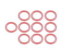 Phefop Ruban de Montage Double Face, Adhésif PET Rouge, Liaison Forte pour le Bureau et l'artisanat, 10 Pièces de Fixation Ferme Fiable (2mm)