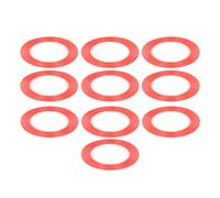 Phefop Ruban de Montage Double Face, Adhésif PET Rouge, Liaison Forte pour le Bureau et l'artisanat, 10 Pièces de Fixation Ferme Fiable (1mm)