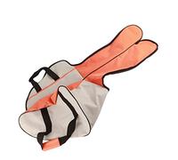 Phefop Sac de Rangement pour Tronçonneuse, étui de Tronçonneuse Portable en Tissu Oxford Imperméable 37 X 11 X 9 Pouces pour Une Utilisation Forestière et Agricole (Orange et Blanc)