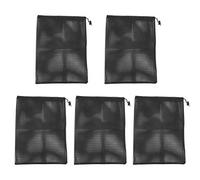 Phefop Sac Filtrant pour Pompe, 5 Pièces, Accessoires pour Sac Filtrant Portable en Maille pour Pompe, Maille de qualité Industrielle, Cordon de Serrage Pratique, Léger et Portable,