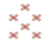 Phefop Sangles de Coton en Fer dans des Endroits Brodés Pratiques avec un Motif de Broderie Transparent pour Réparer les Vêtements, 6 Parties pour la Plupart des Scénarios