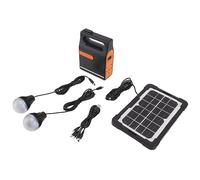 Phefop Station D'énergie Portable du Générateur Solaire avec Lumière LED Brillante élevée, Générateurs Solaires Portables pour la Chasse, 2 Ampoules Incluses