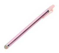 Phefop Stylet en Aluminium, Pointe en Fibre pour écran Tactile avec Pointes de Rechange, Aucune Charge Nécessaire, Outil d'écriture et de Dessin Précis pour Tablettes et Smartphones, doré (Pink)