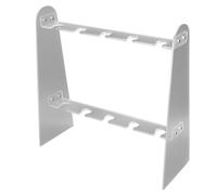 Phefop Support de Flûte à Champagne Permettant de Gagner de L'espace, Présentoir en Verre Acrylique à 10 Fentes pour Fête, Salon, Mariage