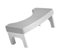 Phefop Tabouret de Toilettes Tabouret de Merde de Squat pour Adultes Enfants - stabilité à Haute Résistance Conception Antidérapante Ajustement pour la Plupart des Toilettes Standard. (Grey)
